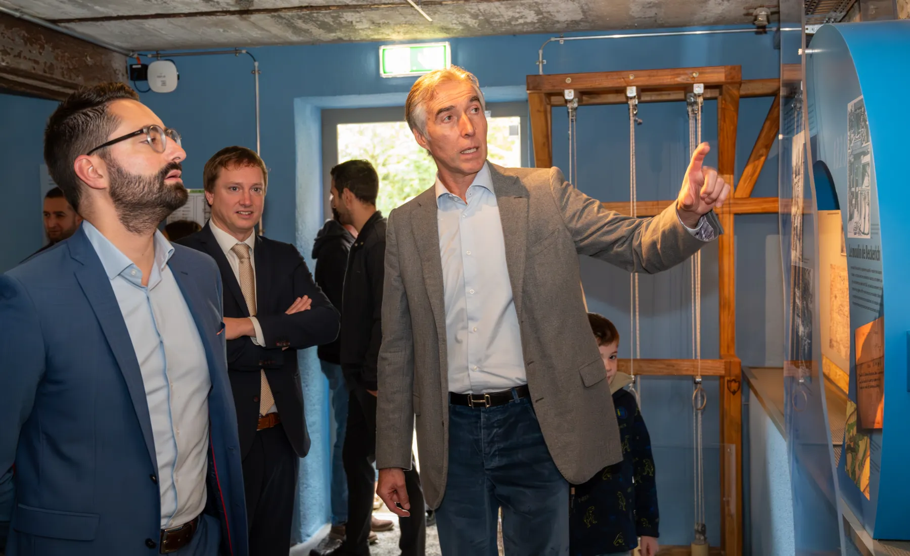 Kulturminister, der das Energiemuseum in Beckerich einweiht