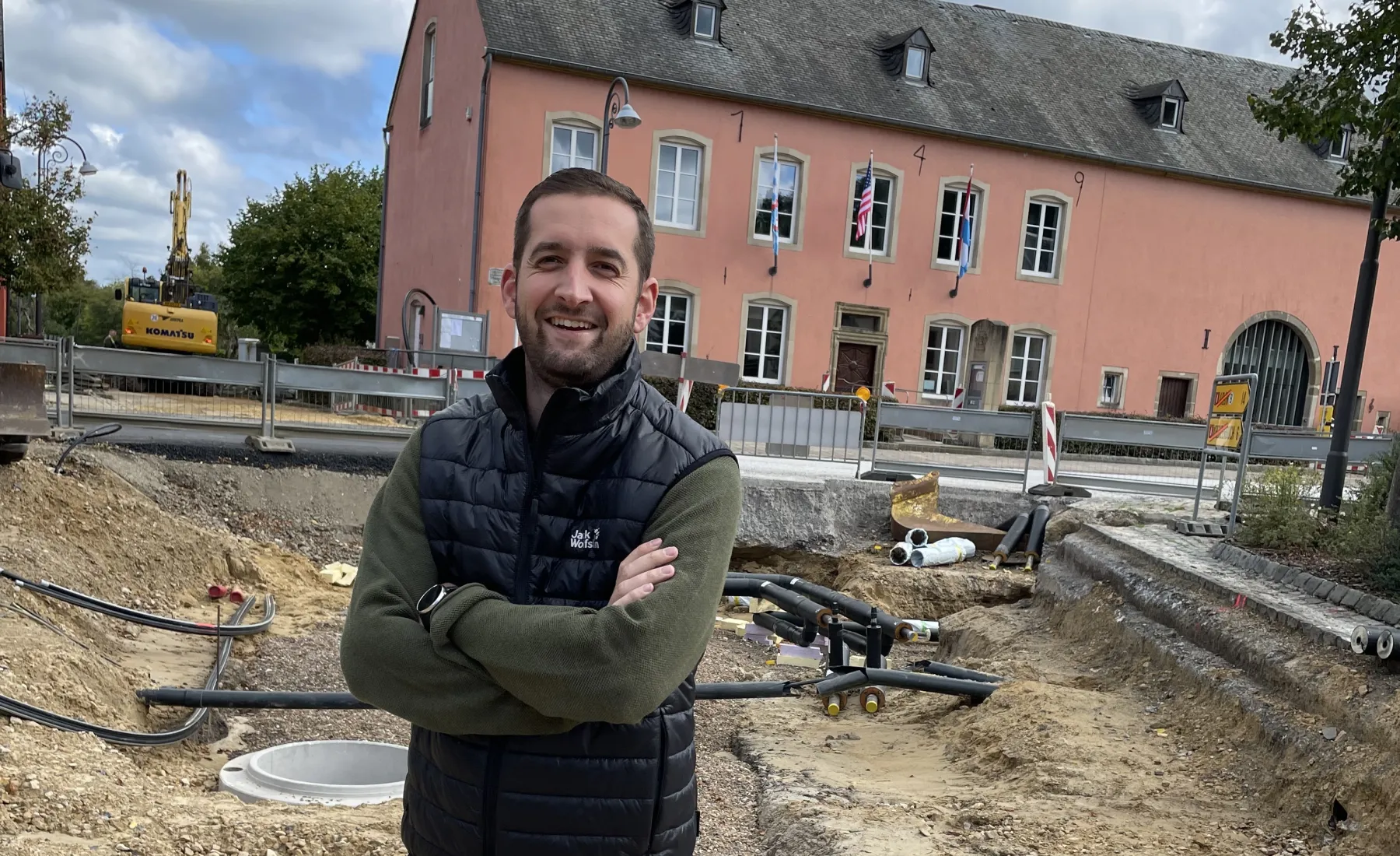 Tom Staus, Klima-Schöffe der Gemeinde Saeul